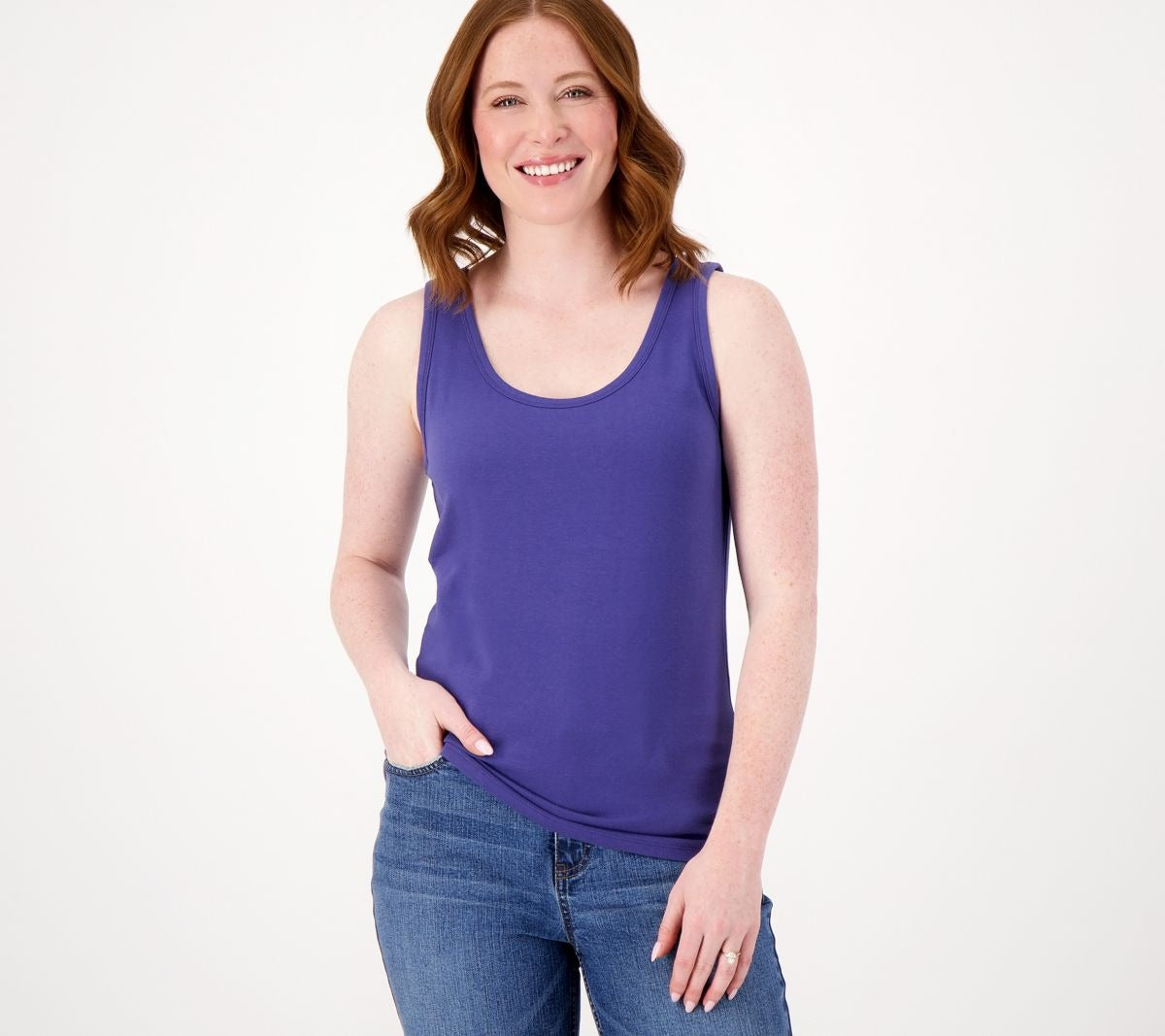 Scoop Neck Jersey Knit