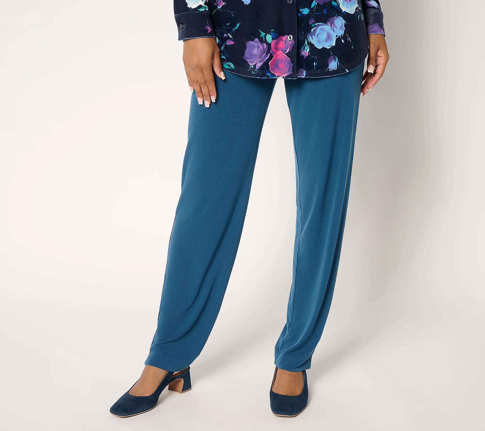Liquid Knit Straight-Leg Pant