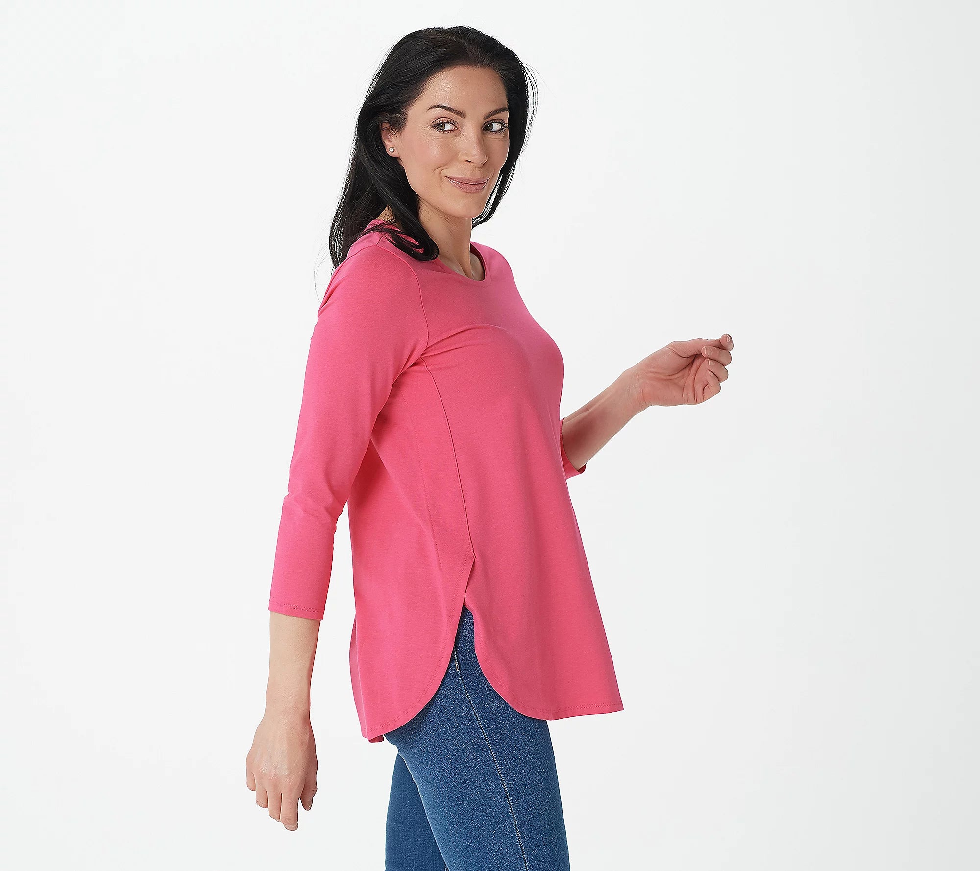Essentials Petite Comfy Cotton Tunic