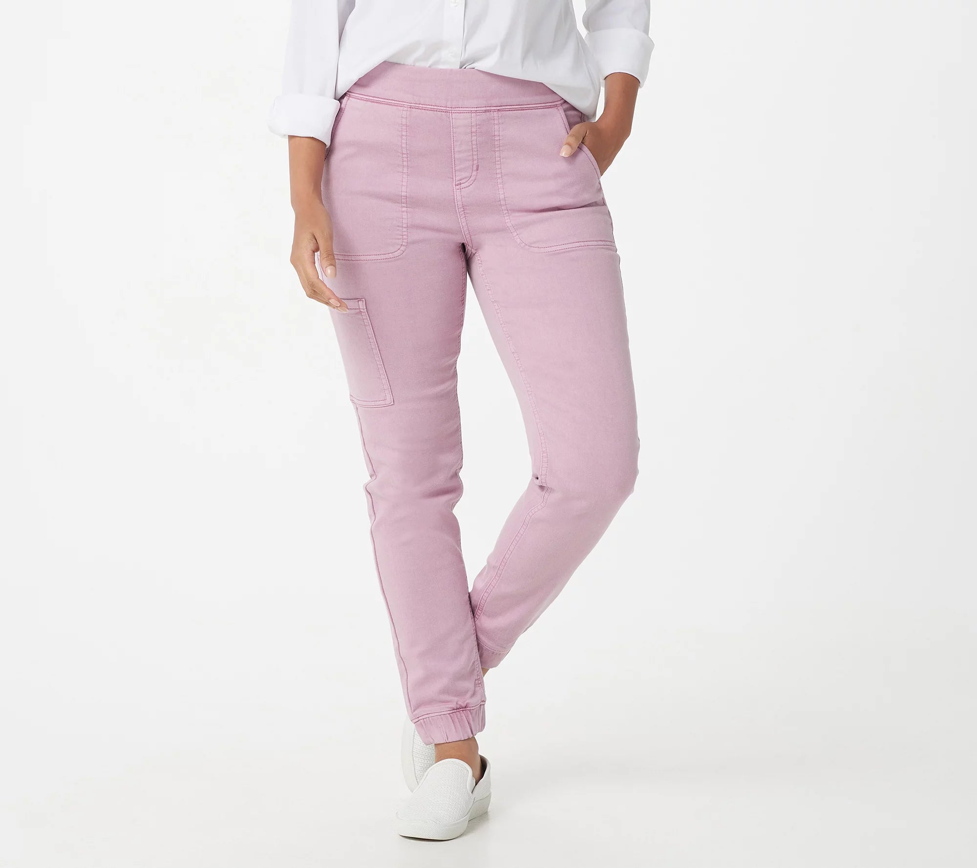 Comfy Knit Denim Cargo Jogger