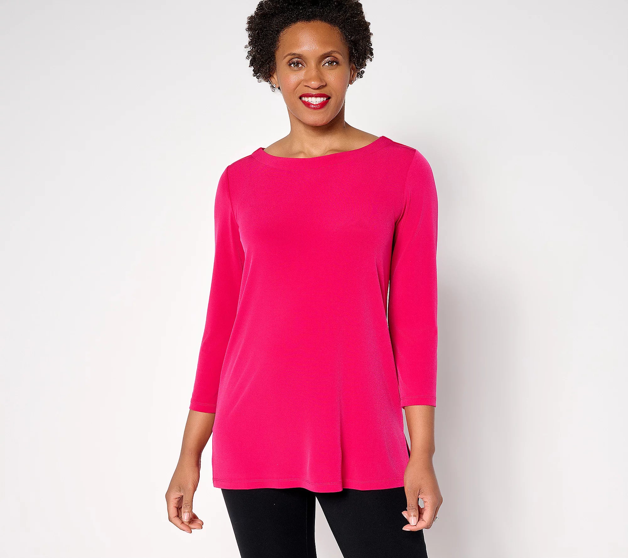 Modern Essentials Regular Liquid Knit Tunic