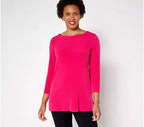 Modern Essentials Petite Liquid Knit Tunic