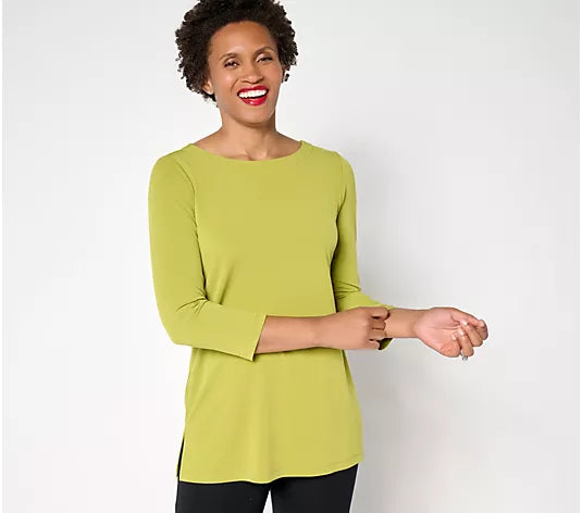 Modern Essentials Petite Liquid Knit Tunic