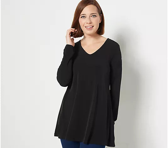 Modern Essentials Regular Liquid Knit Tunic