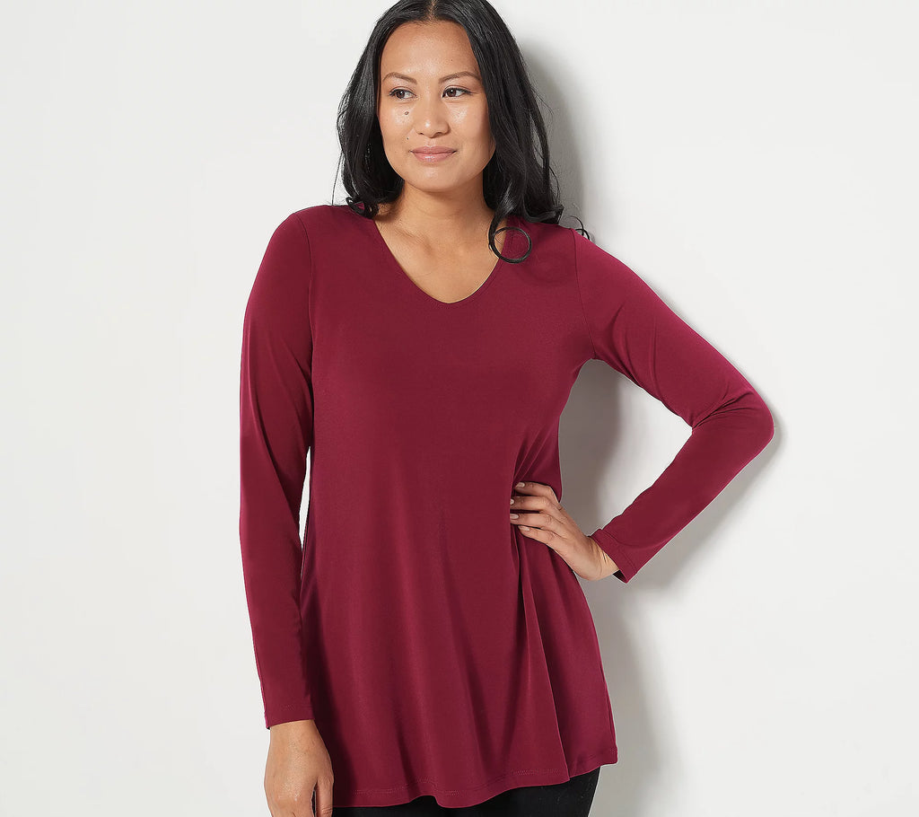 Modern Essentials Regular Liquid Knit Tunic