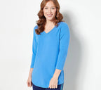 Essentials Comfy Cotton V-Neck Tunic