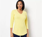 Essentials Comfy Cotton V-Neck Tunic