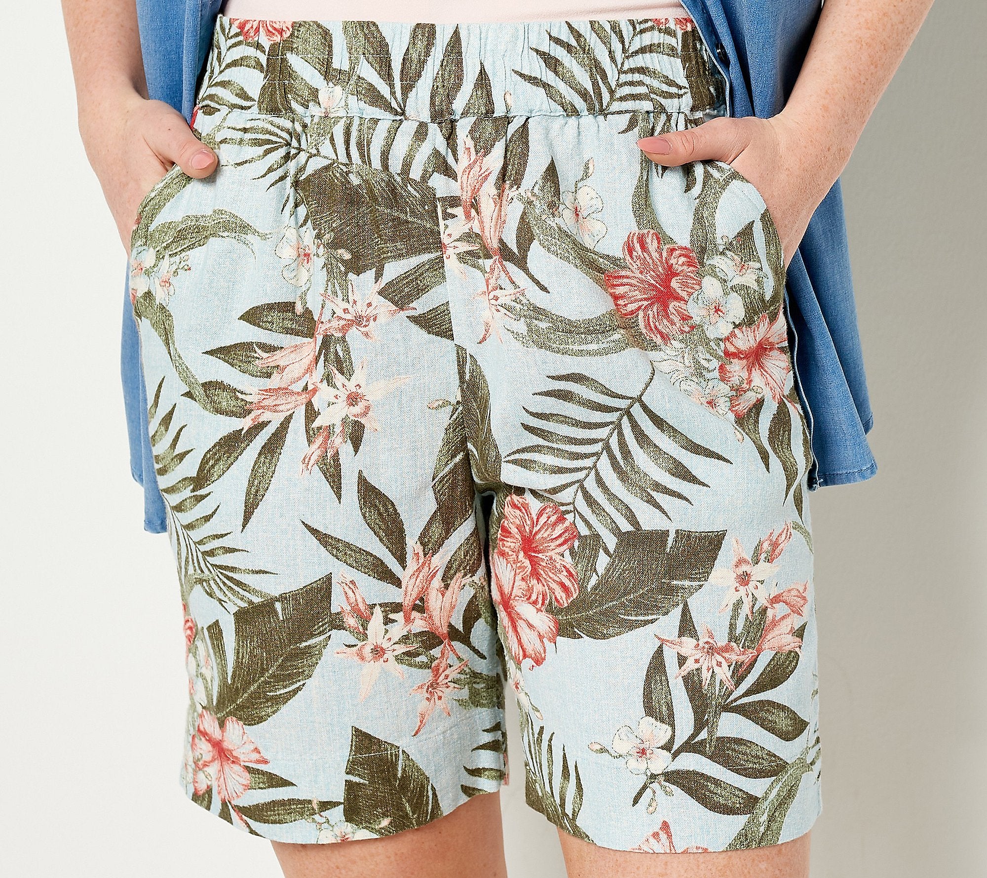 Naturals Regular Linen Blend Shorts