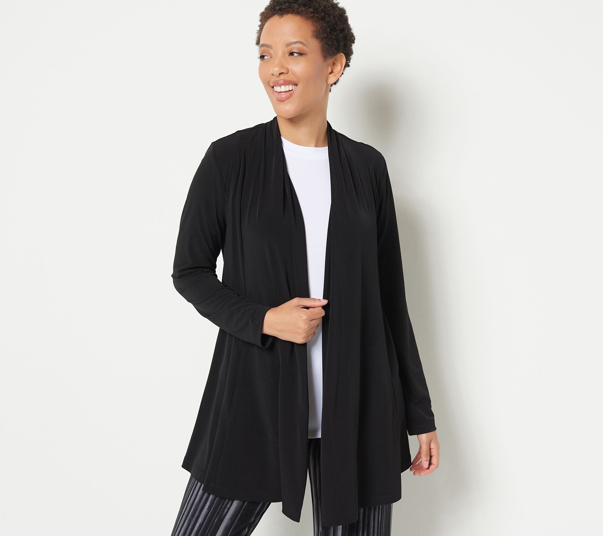 Modern Essentials Regular Liquid Knit Cardigan