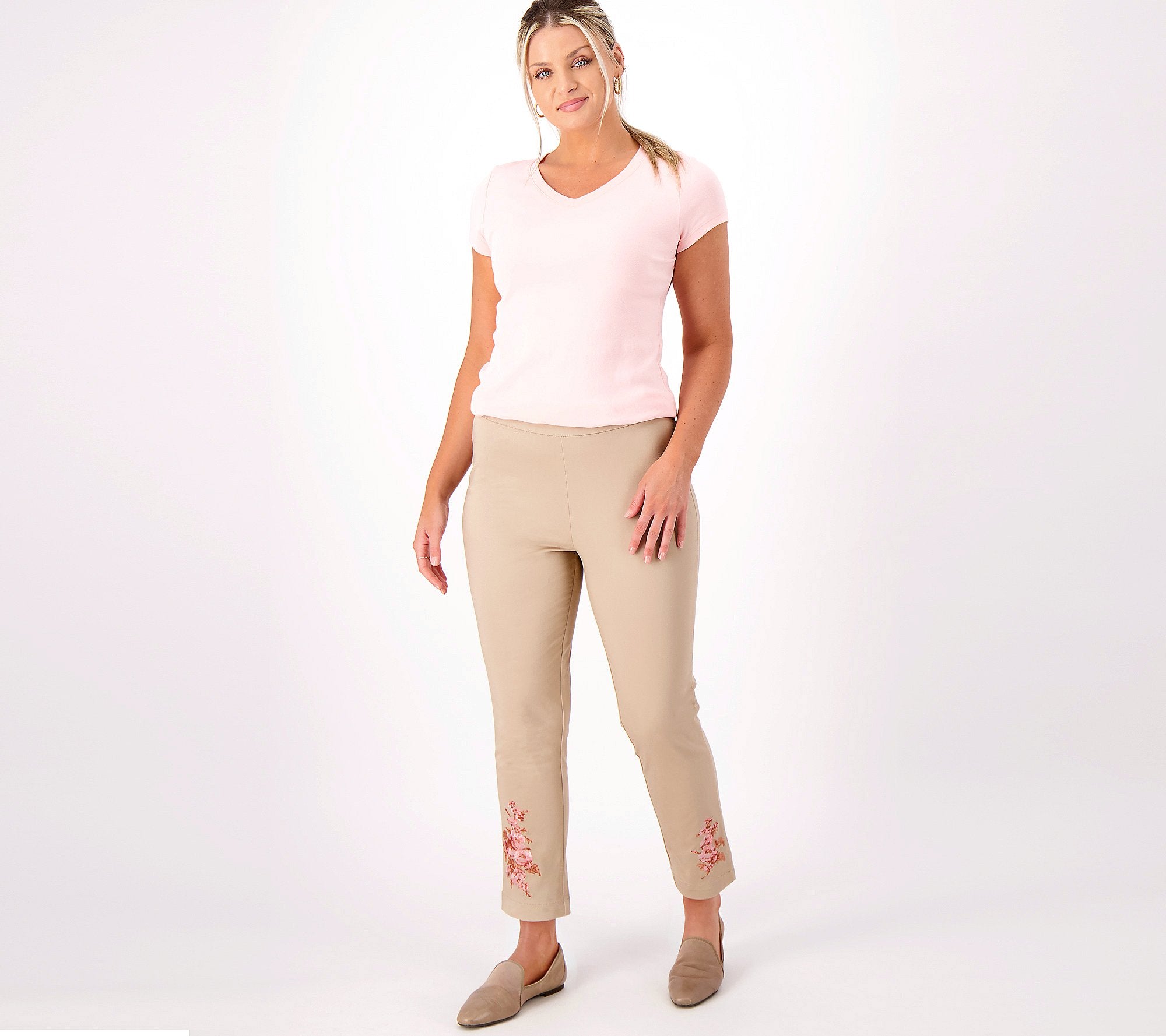 Stretch Twill Straight-Leg