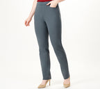 Smart Ponte Knit Slim Leg Pant - Sleek Grey