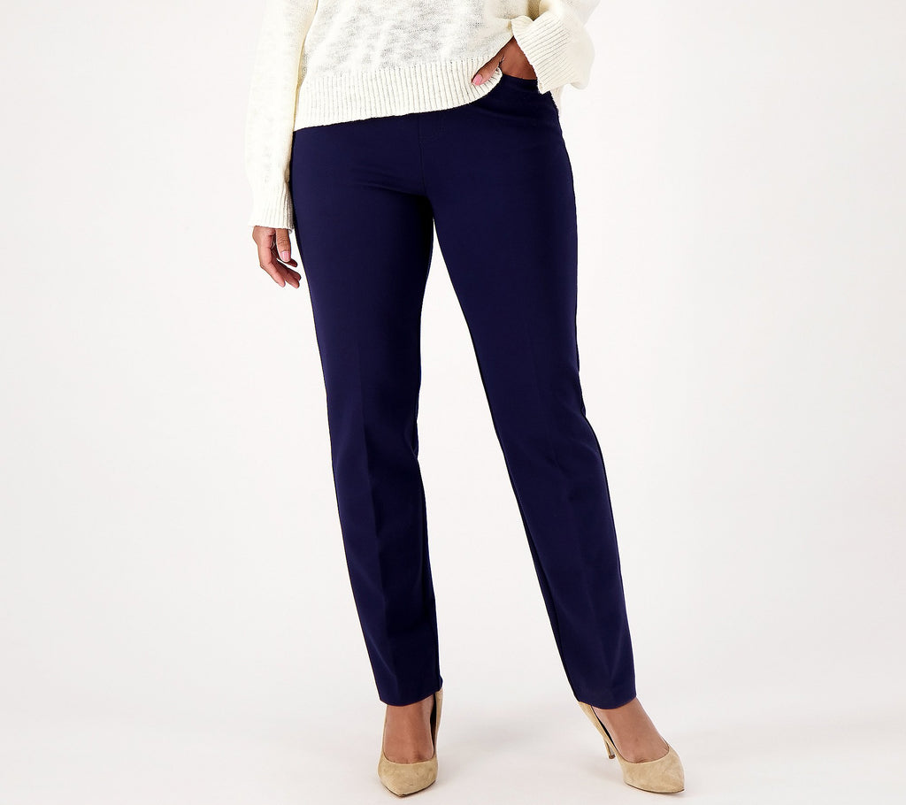 Smart Ponte Knit Slim Leg Pant