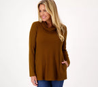 Weekend Sweater Rib Knit Long Sleeve Tunic