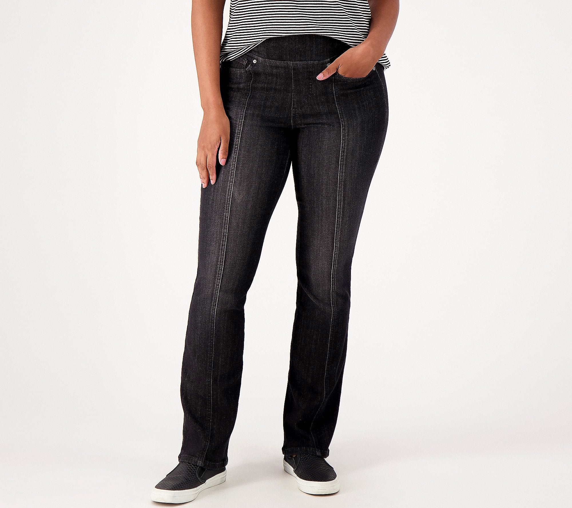Primabelle Seamed Boot Cut Jeans