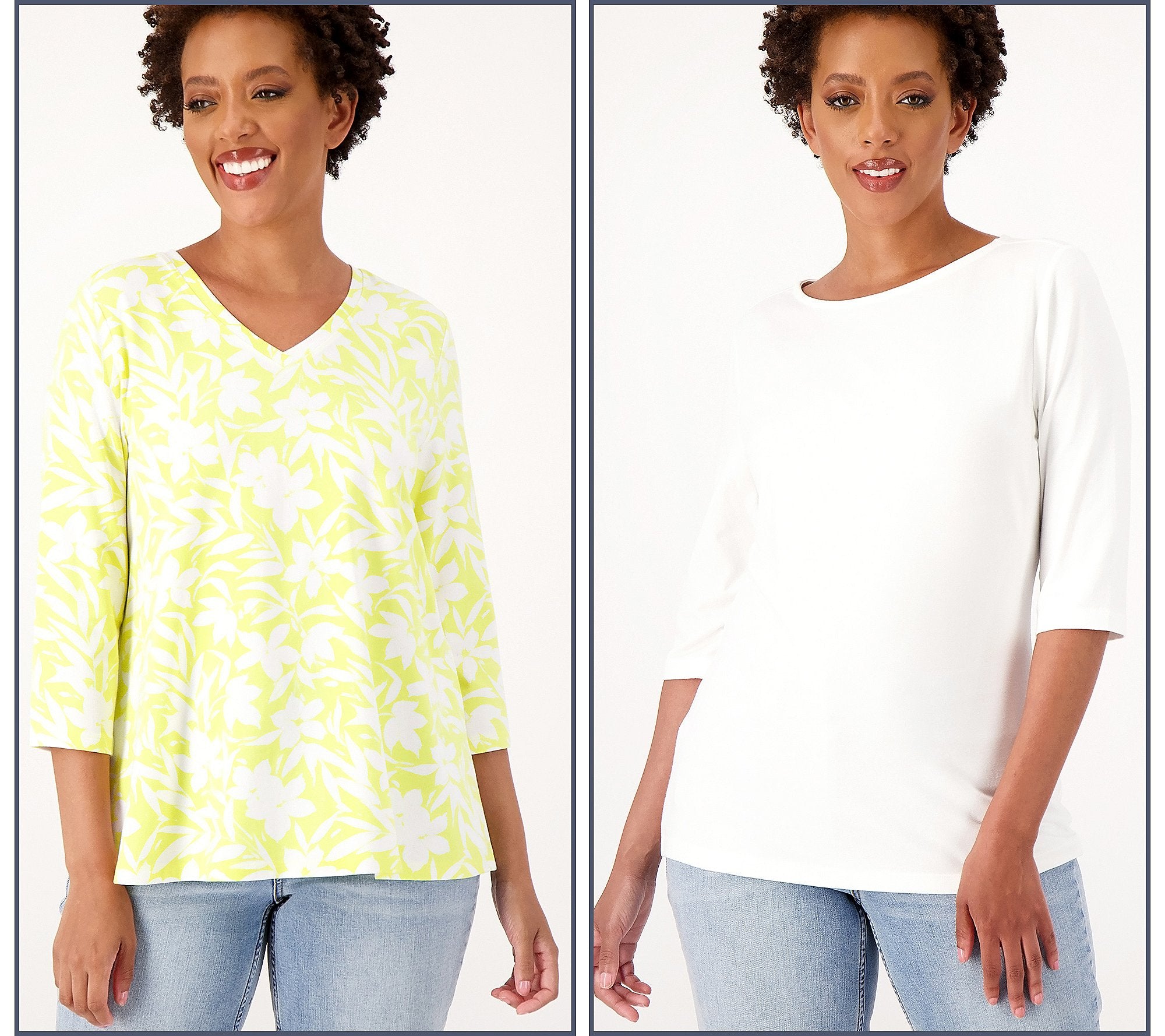 Essentials Favorite Jersey Set of Two Knit Tops