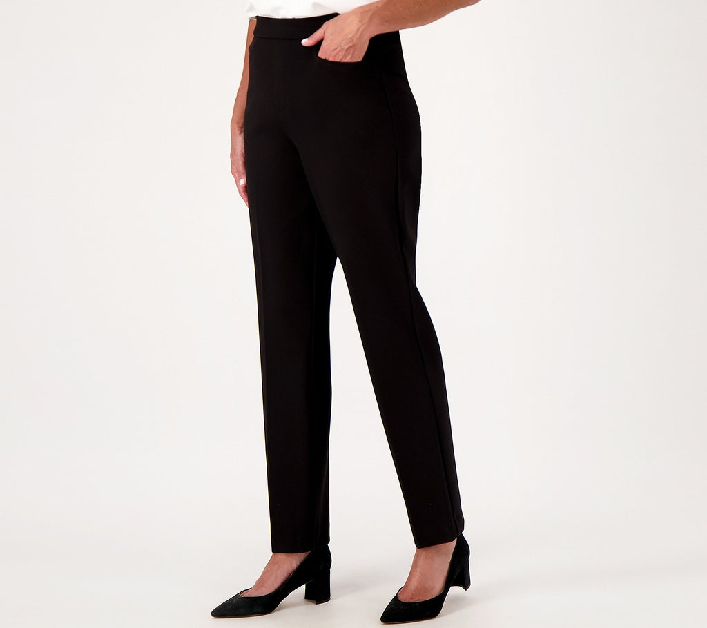 Smart Ponte Knit Slim Leg Pant
