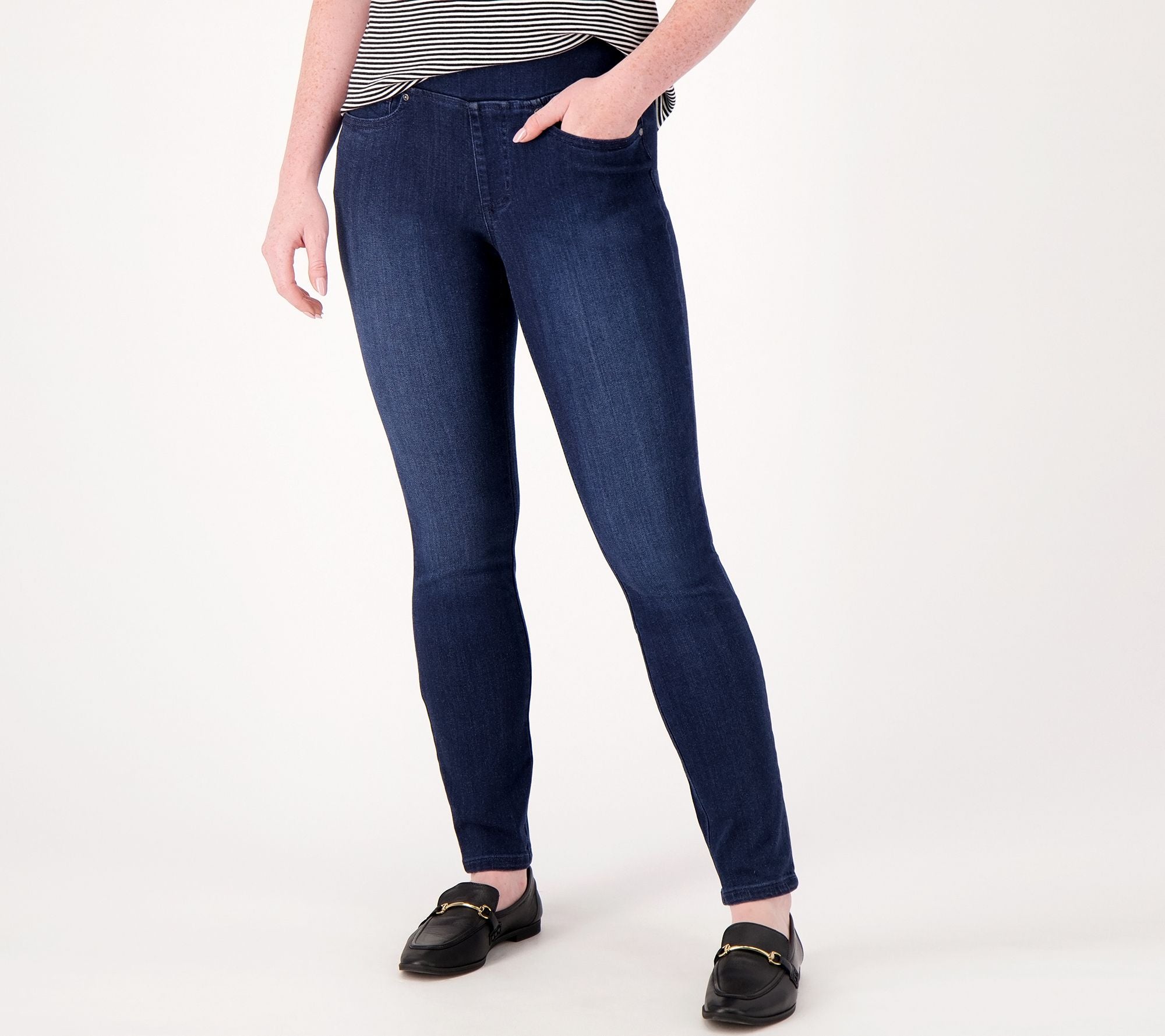 Belle by Kim Gravel Primabelle Jeggings - Dark Indigo