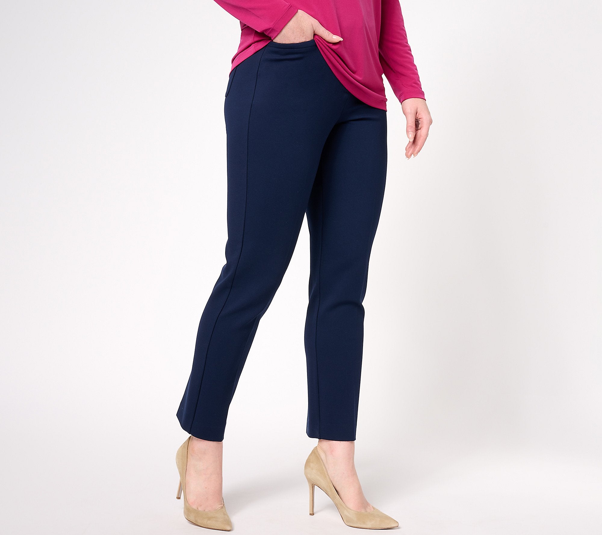 Smart Ponte Ankle Trousers