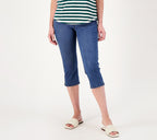 Curves 360 Slim Straight Capri Jeans