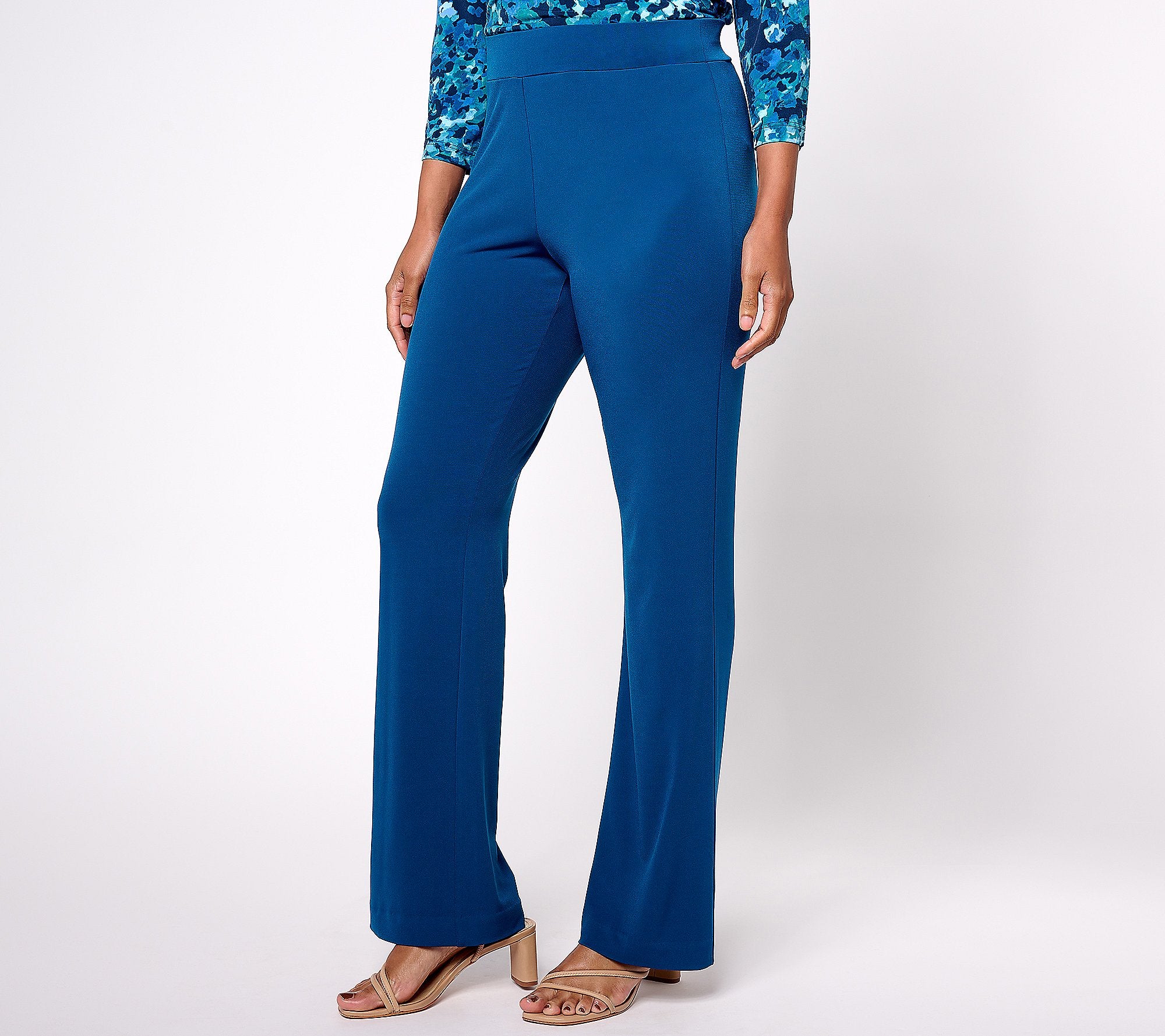 Modern Essentials Pet Liquid Knit Ava Boot-Cut Pants