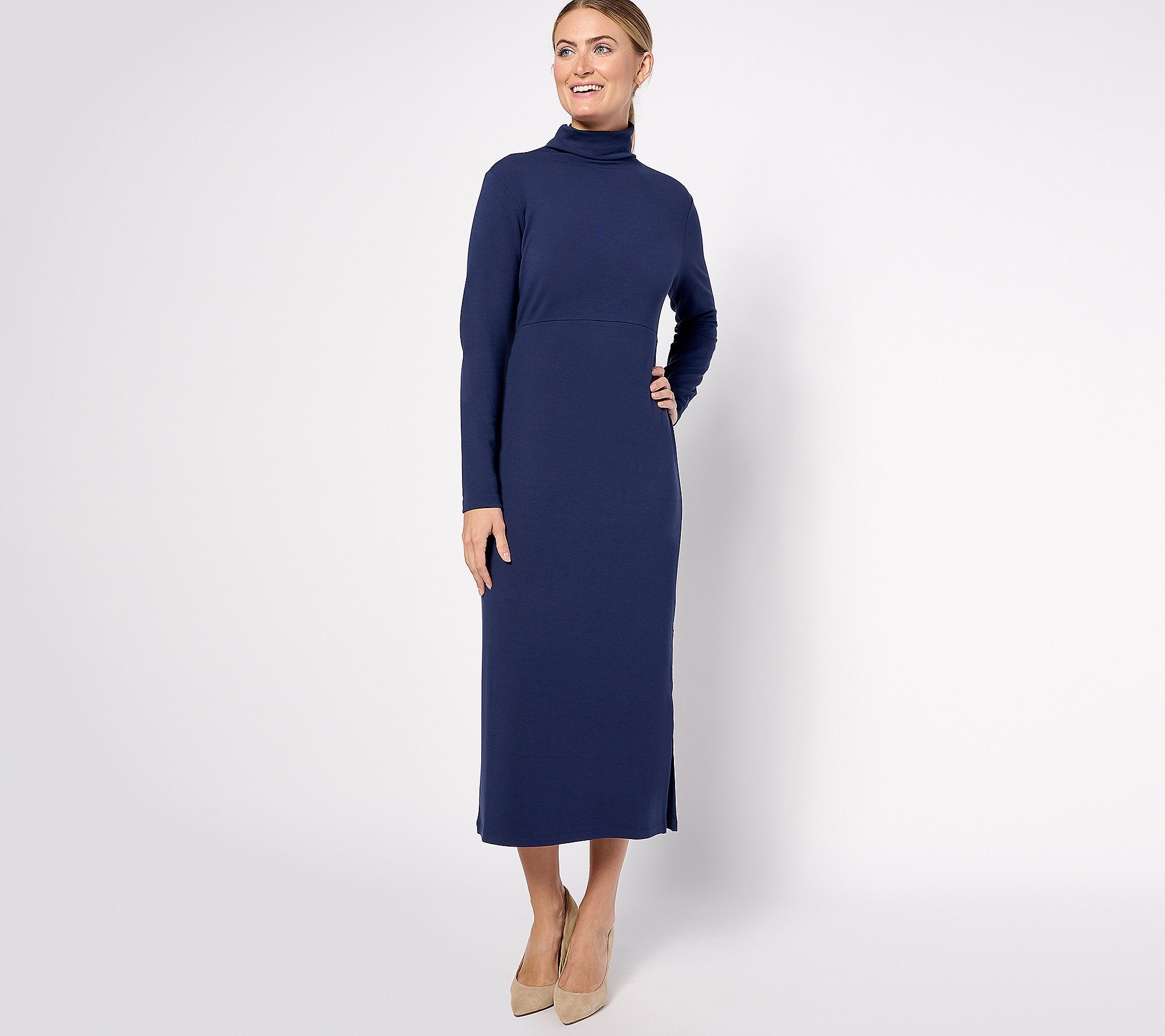 Finespun Jersey Tummy Control Midi Dress