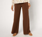 Modern Essentials Reg Liquid Knit Wide-Leg Pants