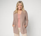 CozyChic Lite Ribbed Cuff Coastline Cardigan