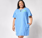 Soleil Linen Viscose Printed Cover-Up with Ties