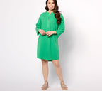 Signature Zip Up Utility Dres - Bright Green