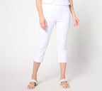 Cotton Ulta Stretch Slim-Leg Capri Pants