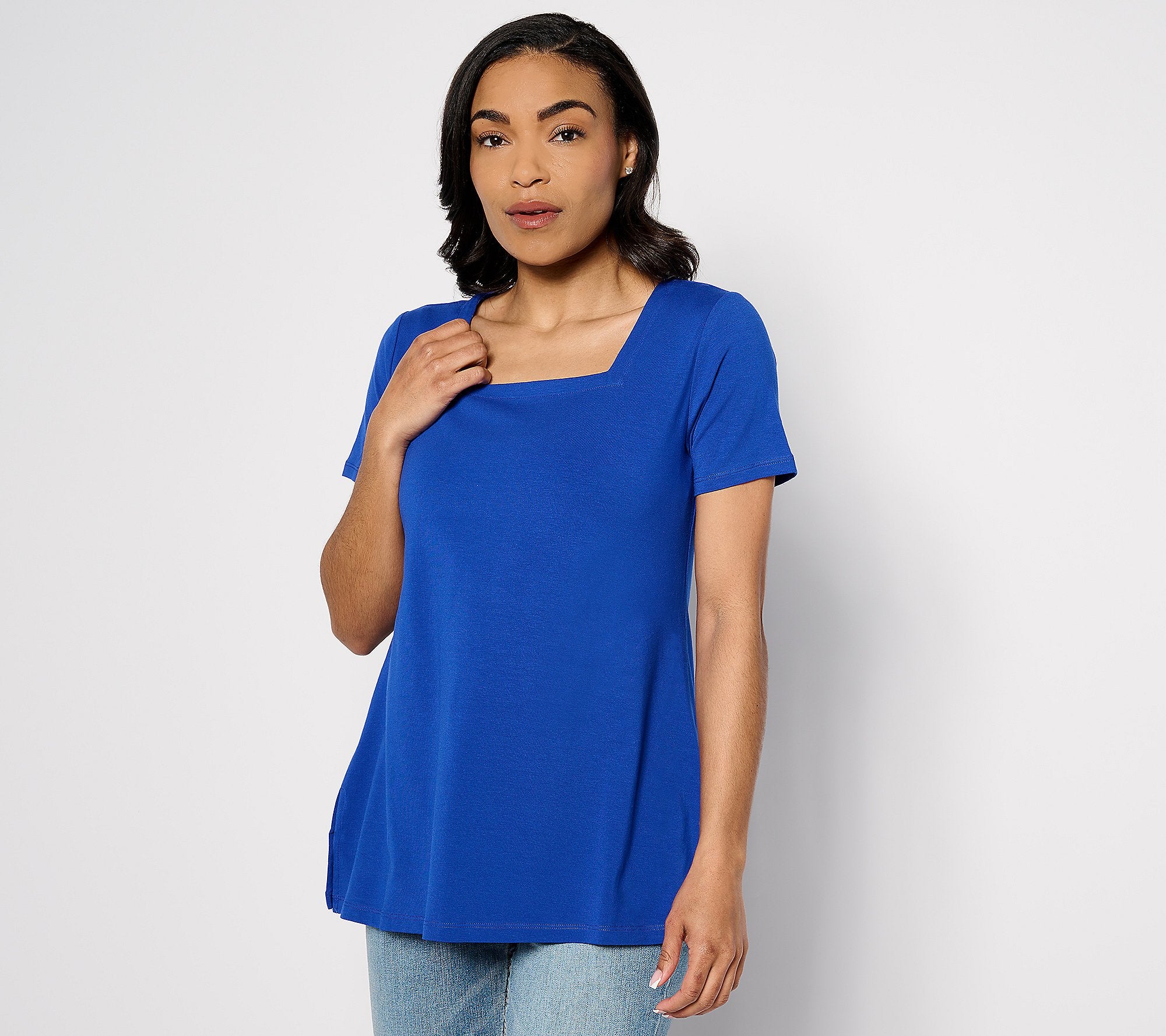 Weekend Essentials Comfy Cotton A-Line Top