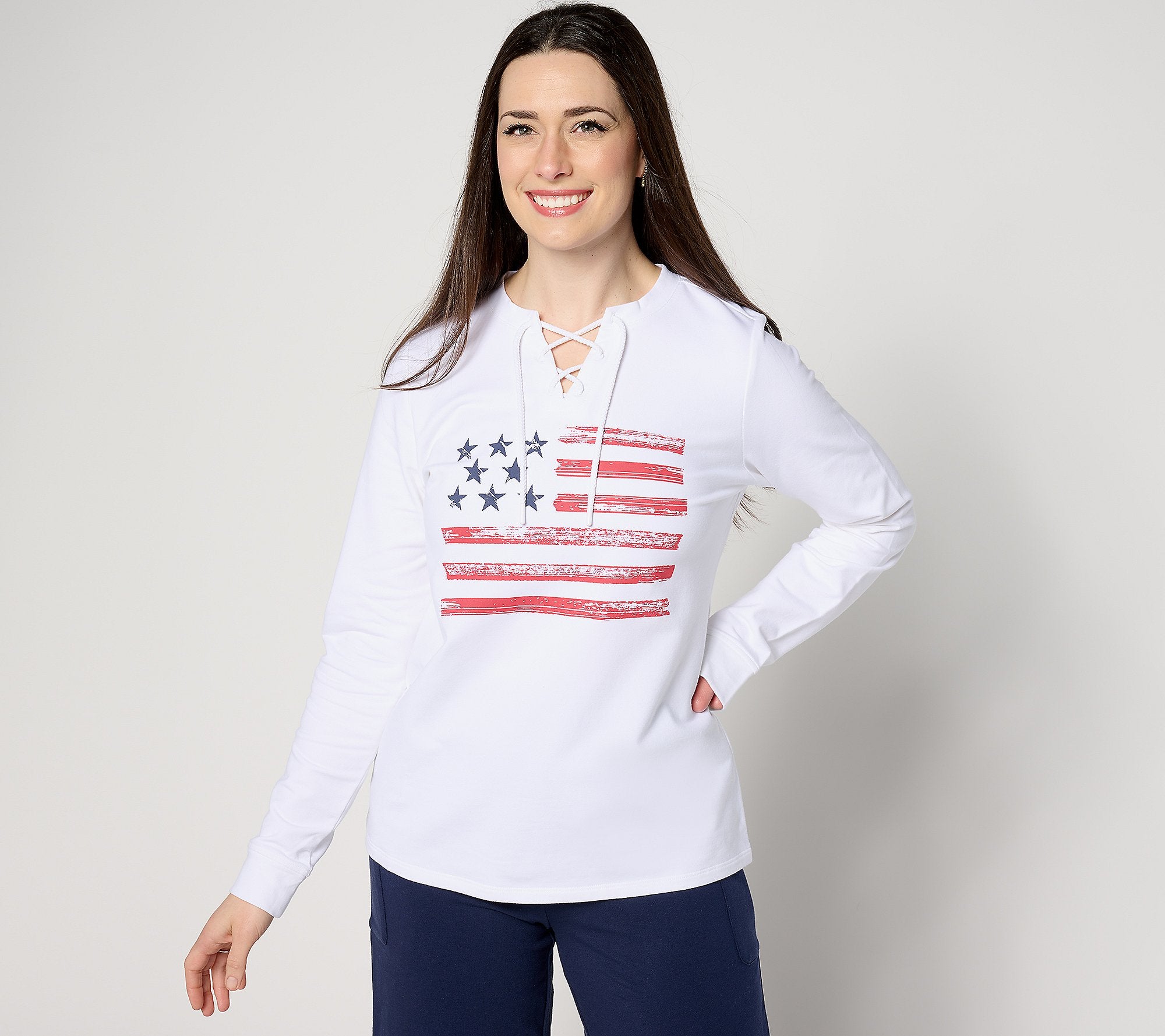 Active Americana Flag French Terry Sweatshirt