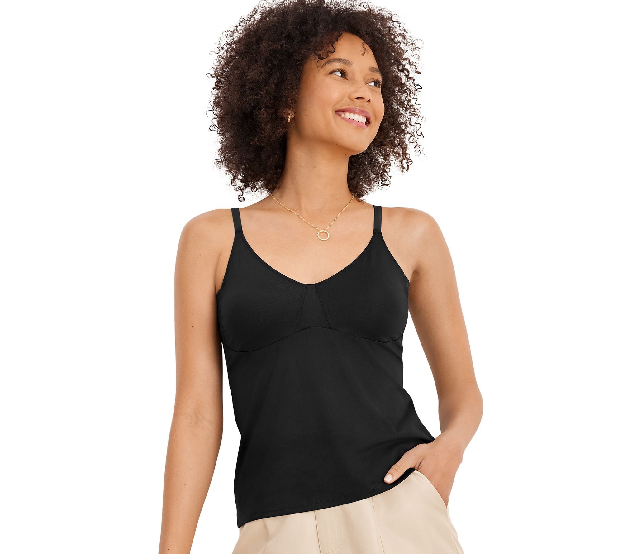 Skimmies Underarm Smoothing Cami - Black