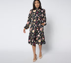 Tiered Ruffle Dress with Bow