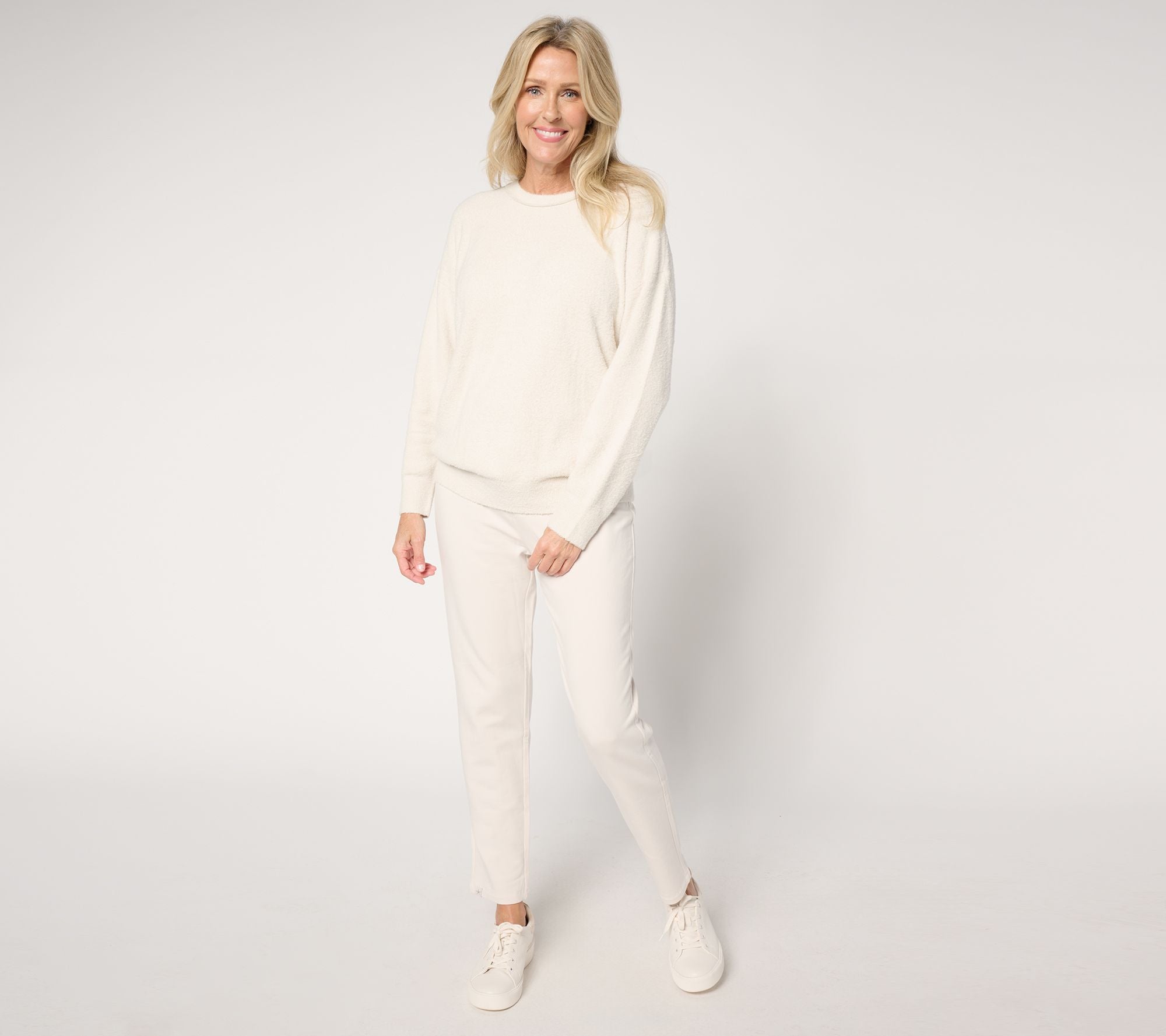 CozyChic Lite Pullover & Straight Leg Pant - Almond