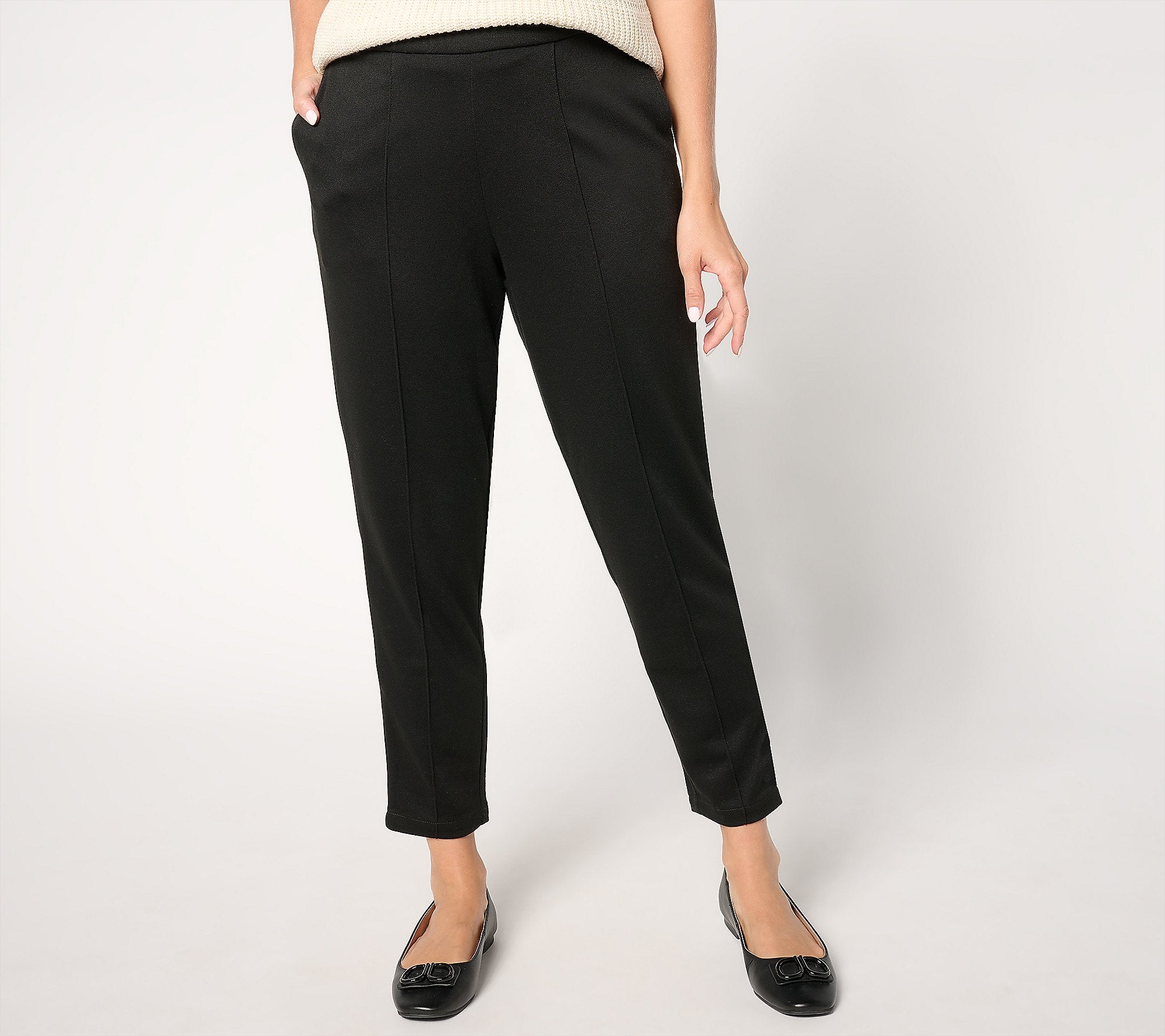 Knit Jacquard Pull-On Pant