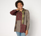 Into the Mix Plaid Tunic