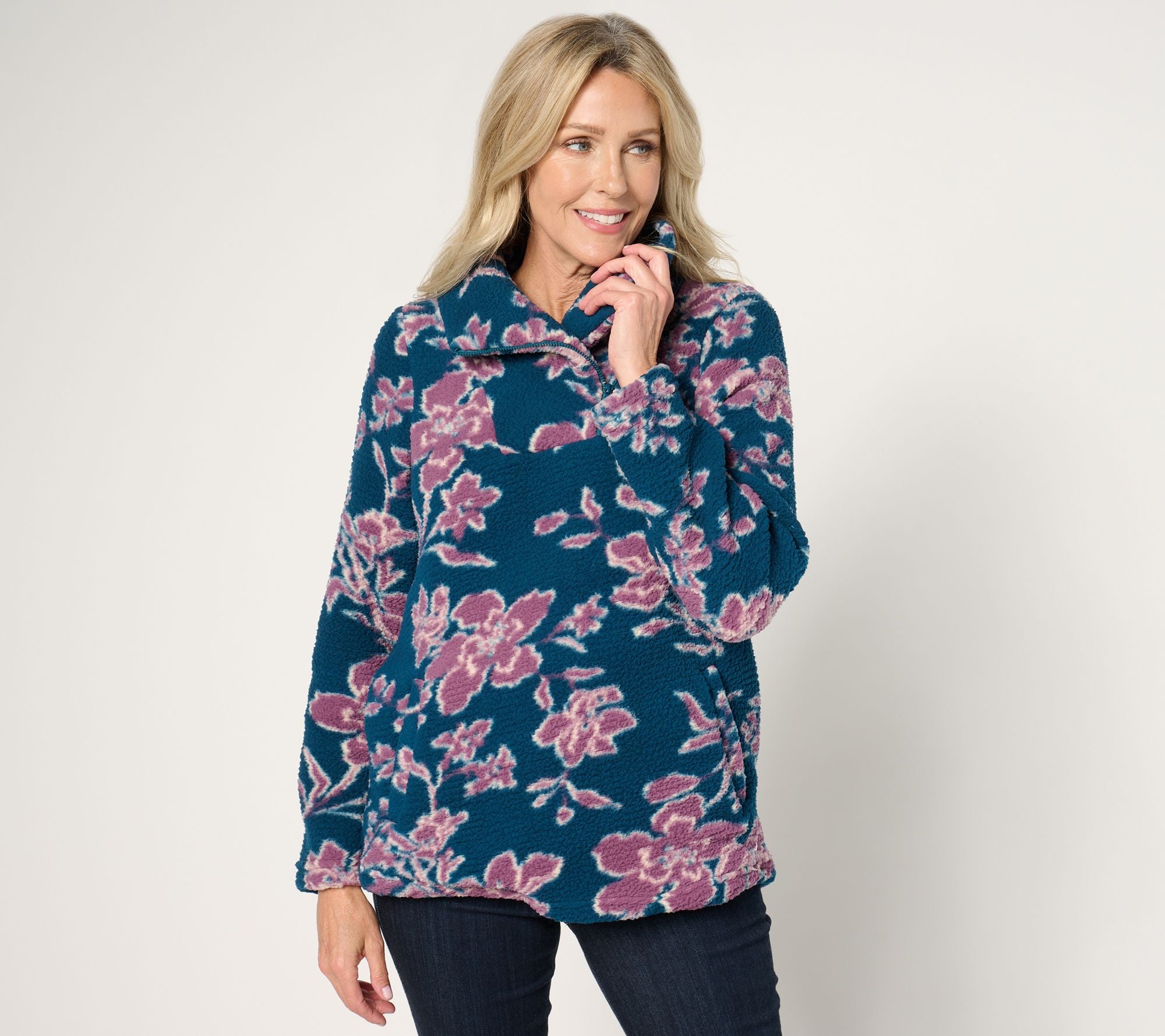 Sherpa Fleece 1/4 Zip Pullover