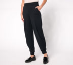 Sculpted Leg Sweatpant - Black