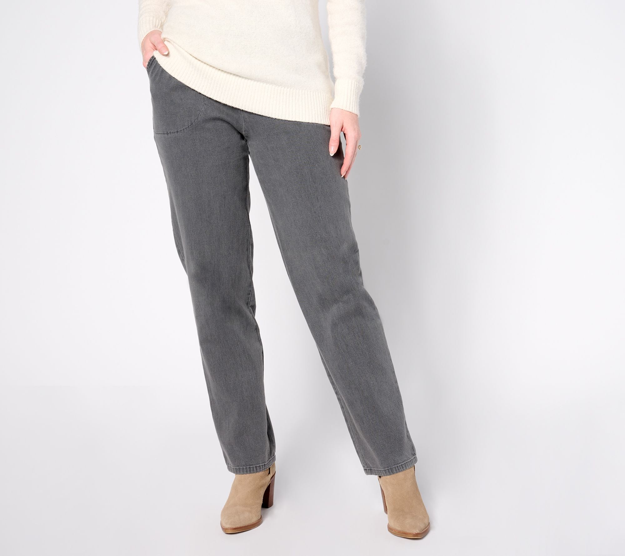 Original Waist Stretch Side Pocket Pant-BlackDenim - Storm Grey Wash