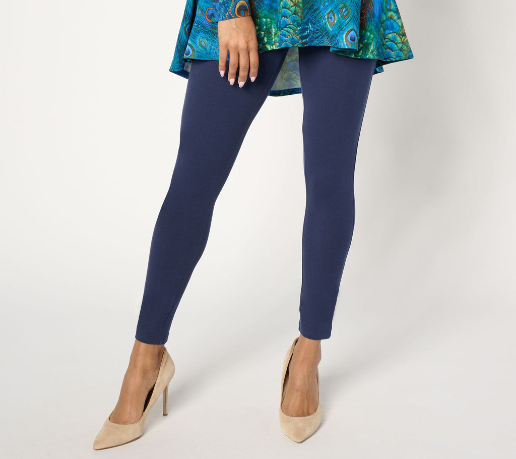 Knit Leggings - Navy