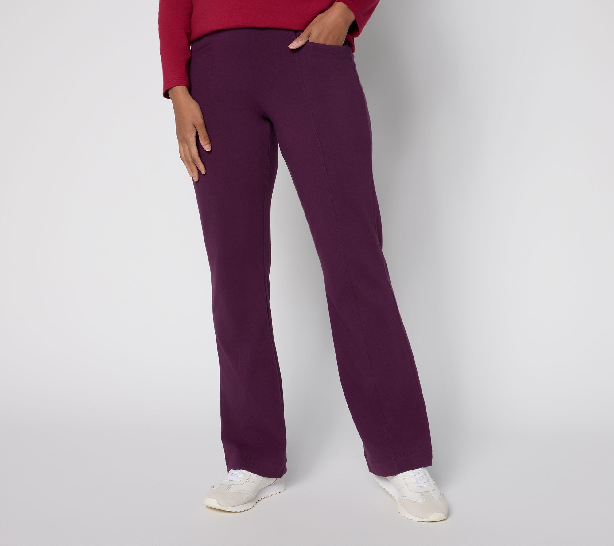 Duo Stretch Lightly Boot Pant - Deep Wine