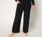 . CozyChic Ultra Lite Rolled Edge Ankle Pant - Black