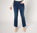 TripleLuxe Denim Ankle Flare Jean - Dark Indigo