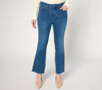 TripleLuxe Denim Ankle Flare Jean - Rinse Wash