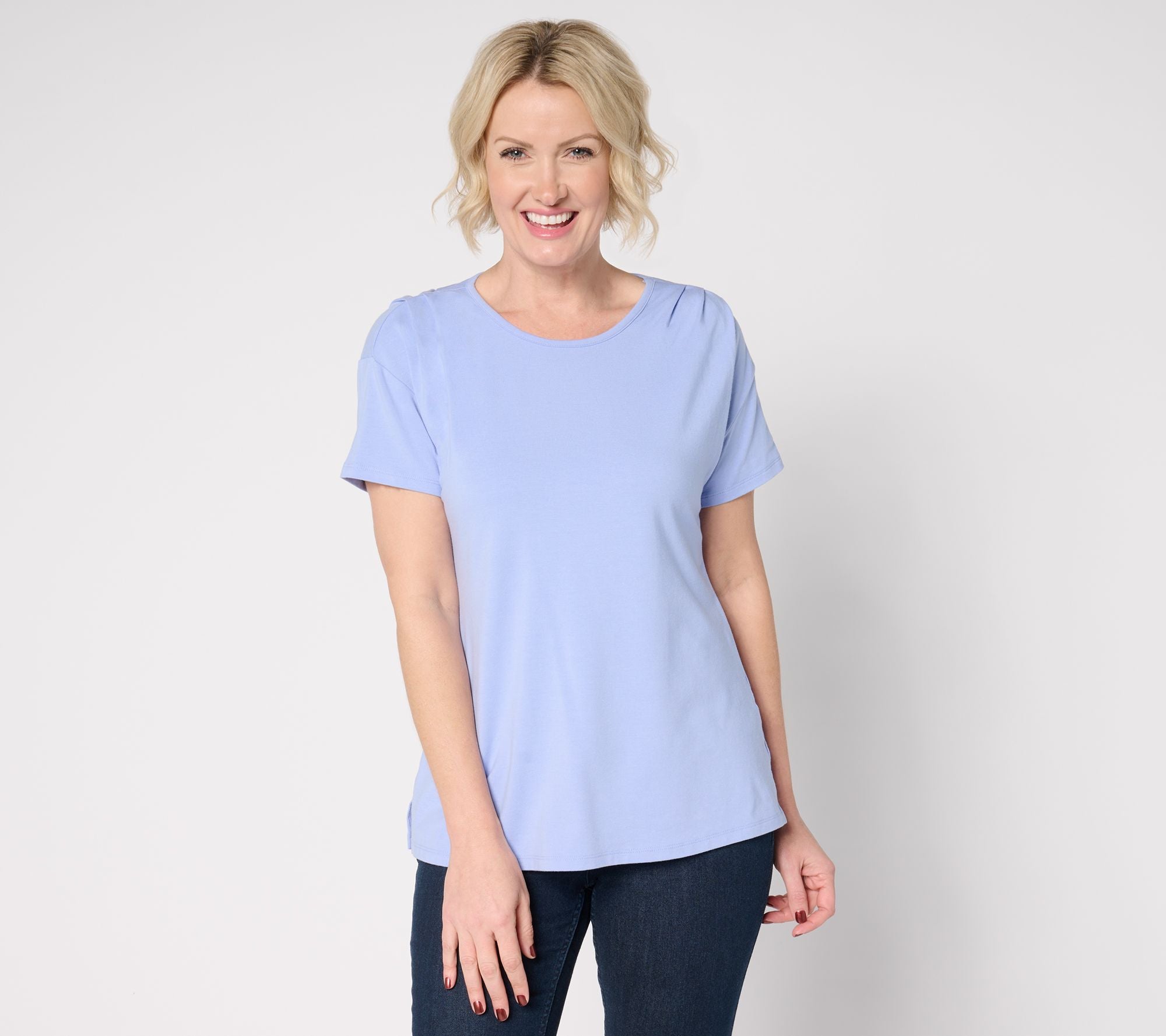 Classic Knit Short Sleeve Top