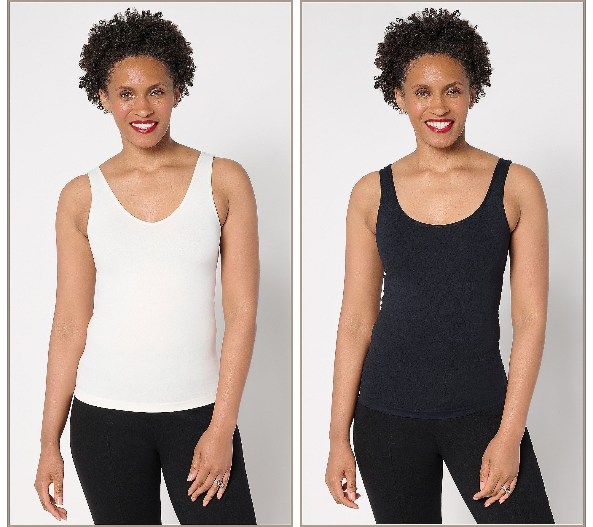 Cooling Comfort Seamless Reversible Cami Set of 2