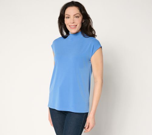 Modern Essentials Regular Mock Neck Top