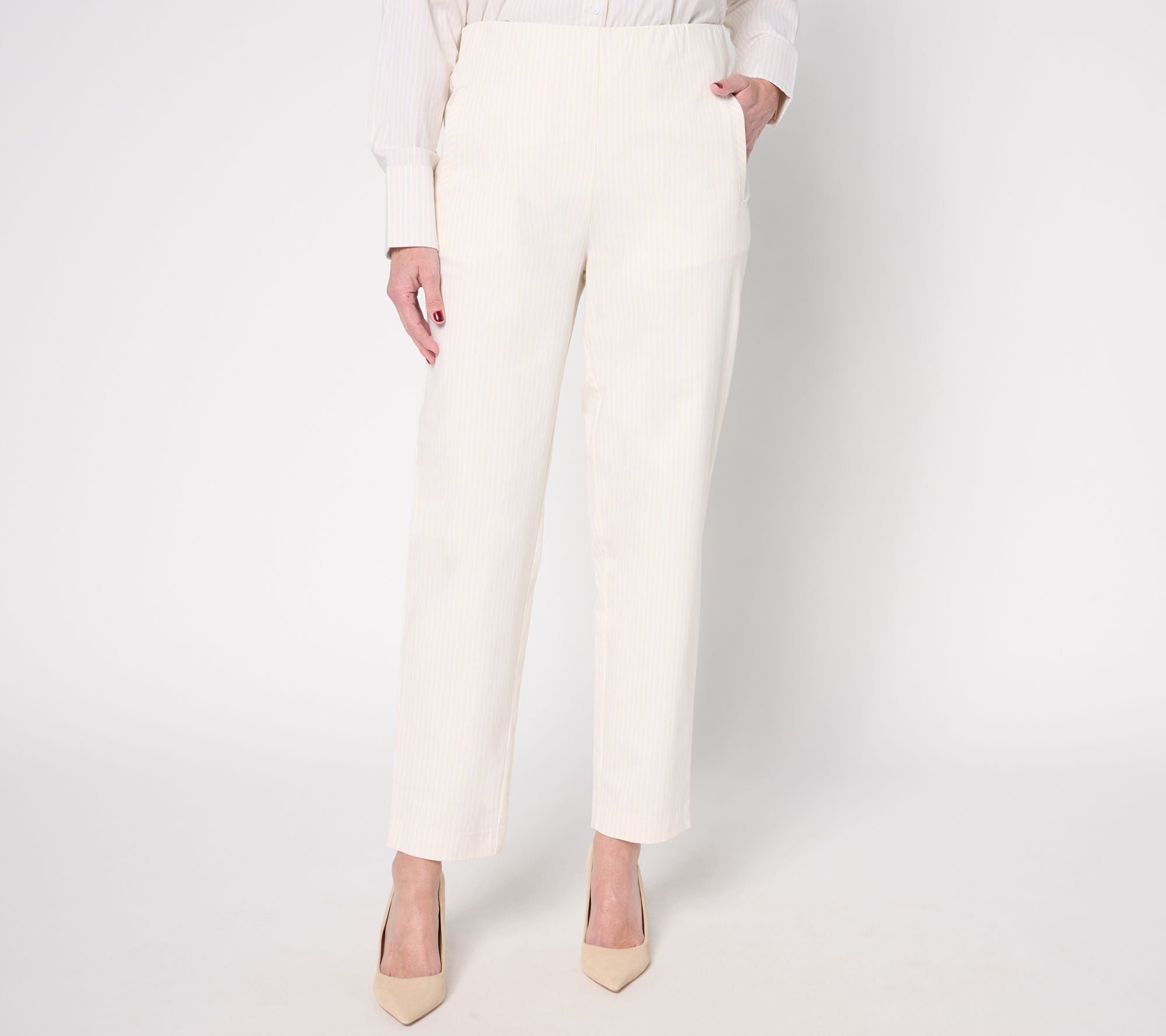 Pull-On Ankle Pant - Soft Sand