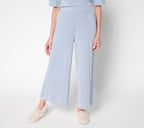 . CozyChic Ultra Lite Palazzo Ankle Pant - Ocean Air